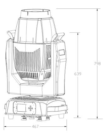 搖頭變焦聚射燈 LS-HS260(圖1) 搖頭變焦聚射燈 LS-HS260(圖1)