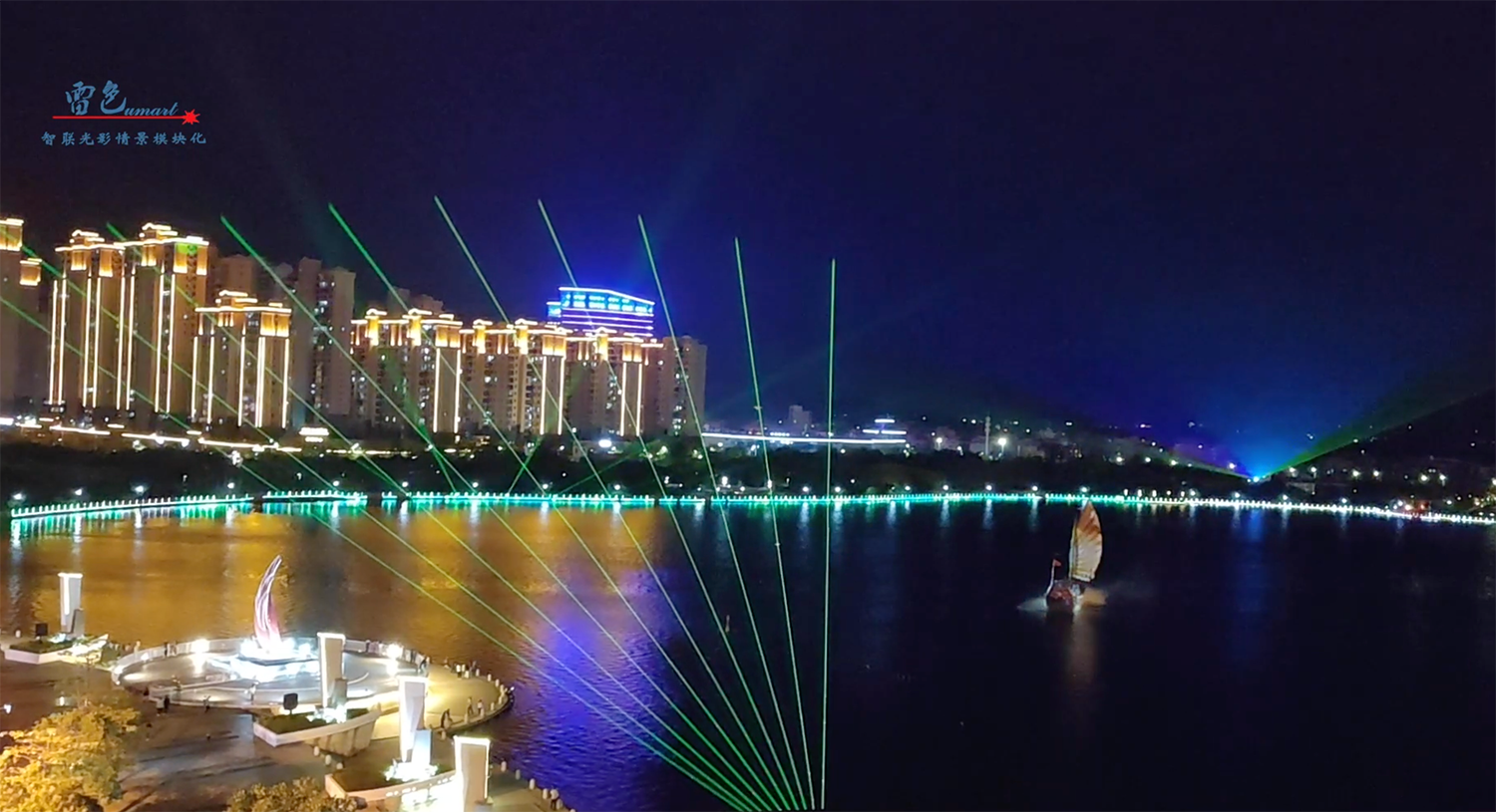 雷色光電案例分享｜燈耀錦繡“?！?圖4)