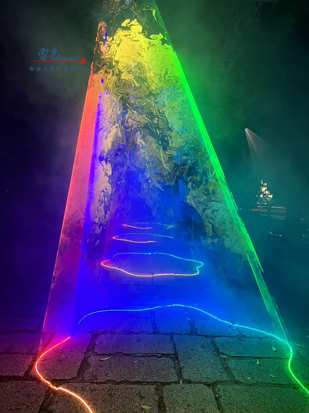 雷色光電打造《夢(mèng)境光語(yǔ)》夜場(chǎng)燈光秀震撼來(lái)襲！(圖22)