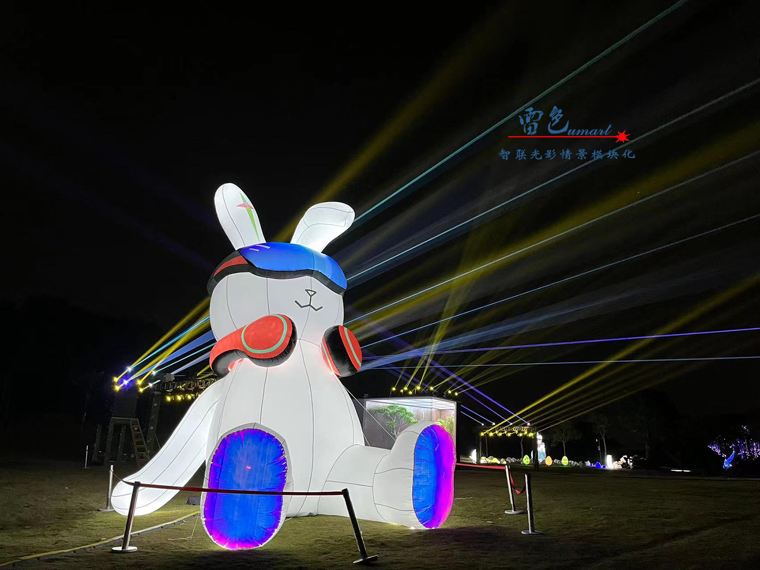 雷色光電打造《夢(mèng)境光語(yǔ)》夜場(chǎng)燈光秀震撼來(lái)襲！(圖30)