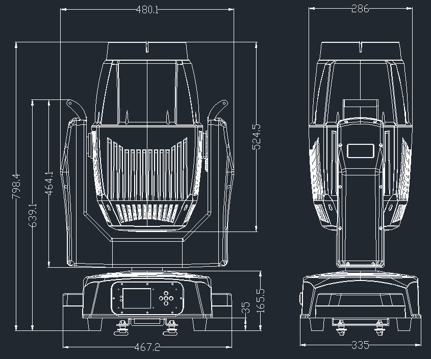 570W防水光束燈 LS-570(圖1)